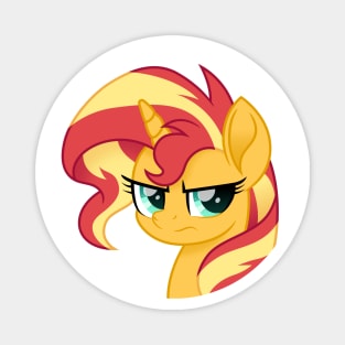 angry Sunset Shimmer Magnet